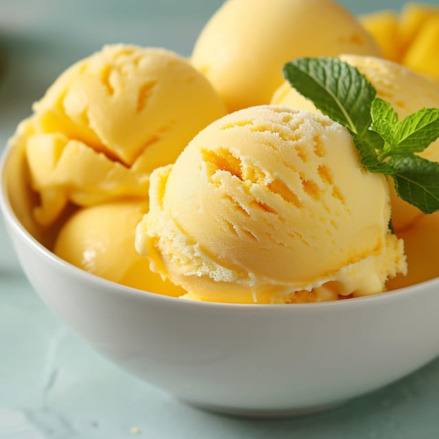 Mango Ice Cream.