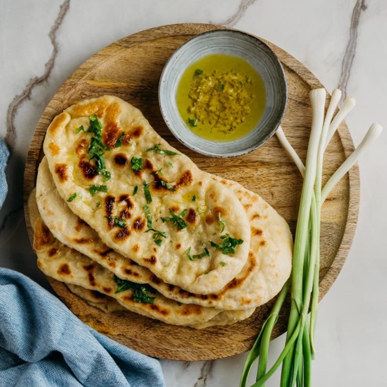 Delicious Naan Bread and Indian Cuisine Favorites