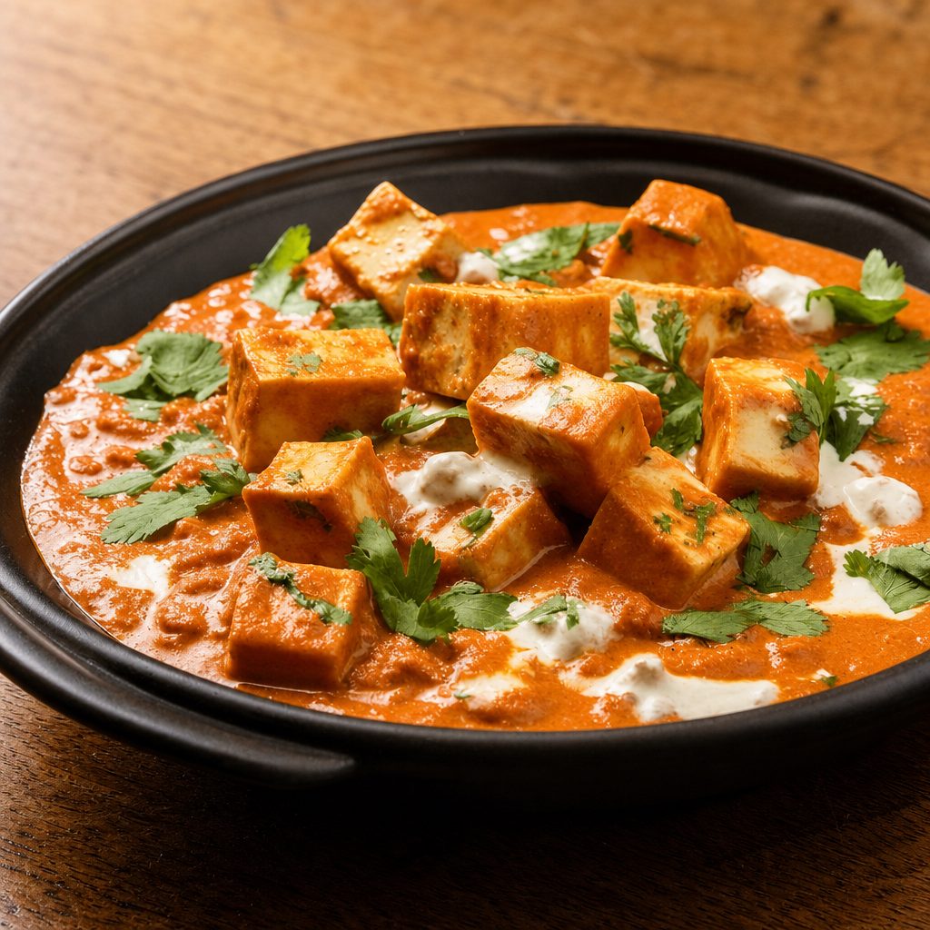 Mutter Paneer Masala.
